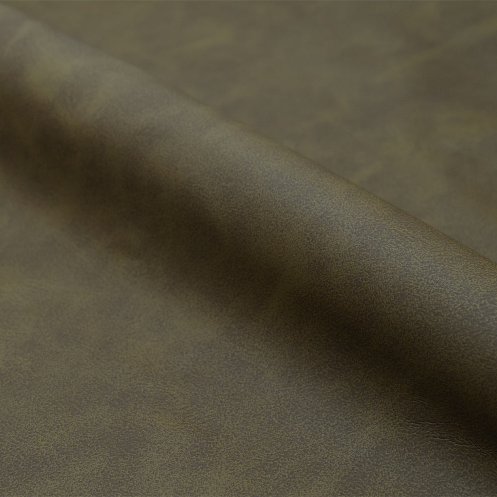 zoom matiere_cuir_vert_kaki