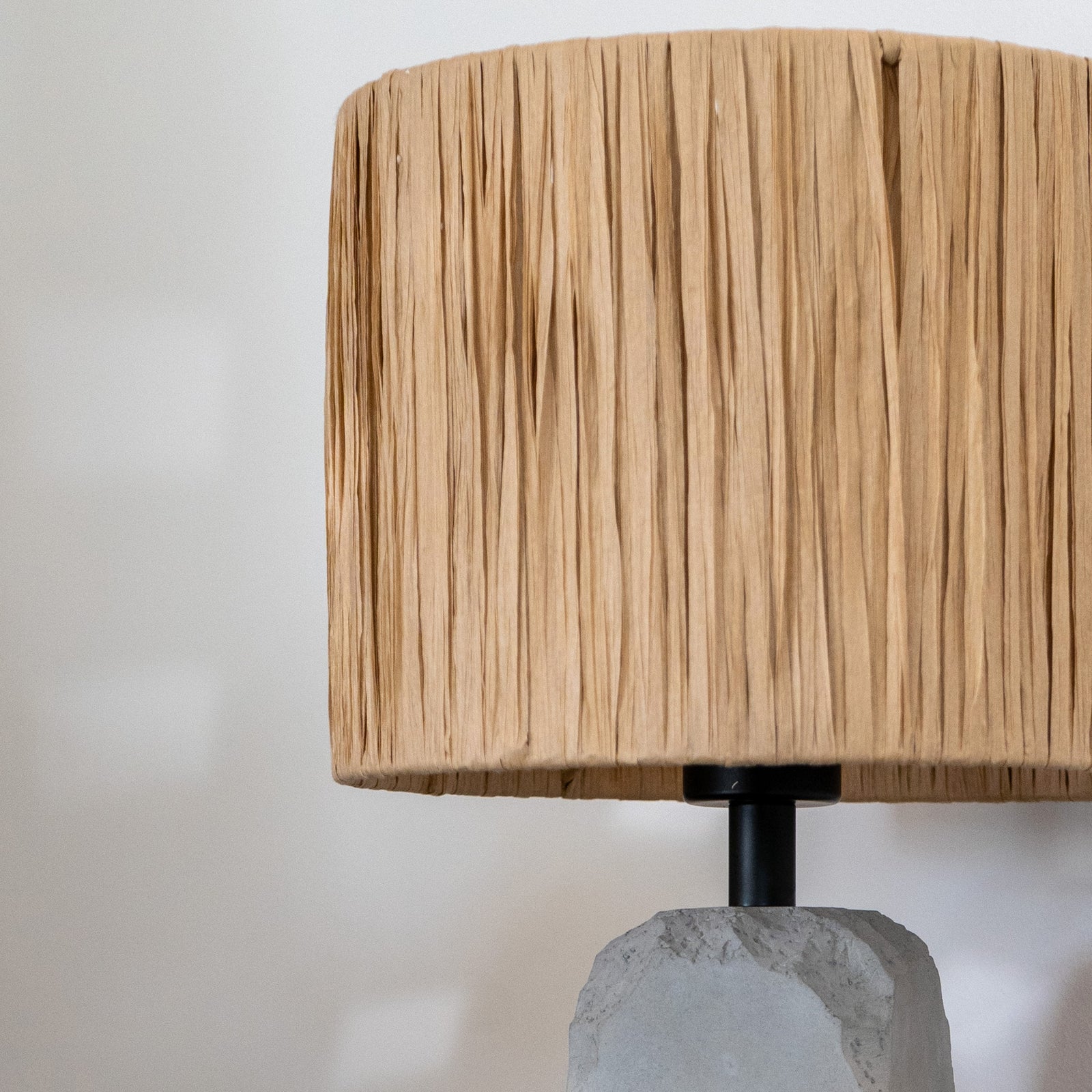 zoom mya lampe beton raphia