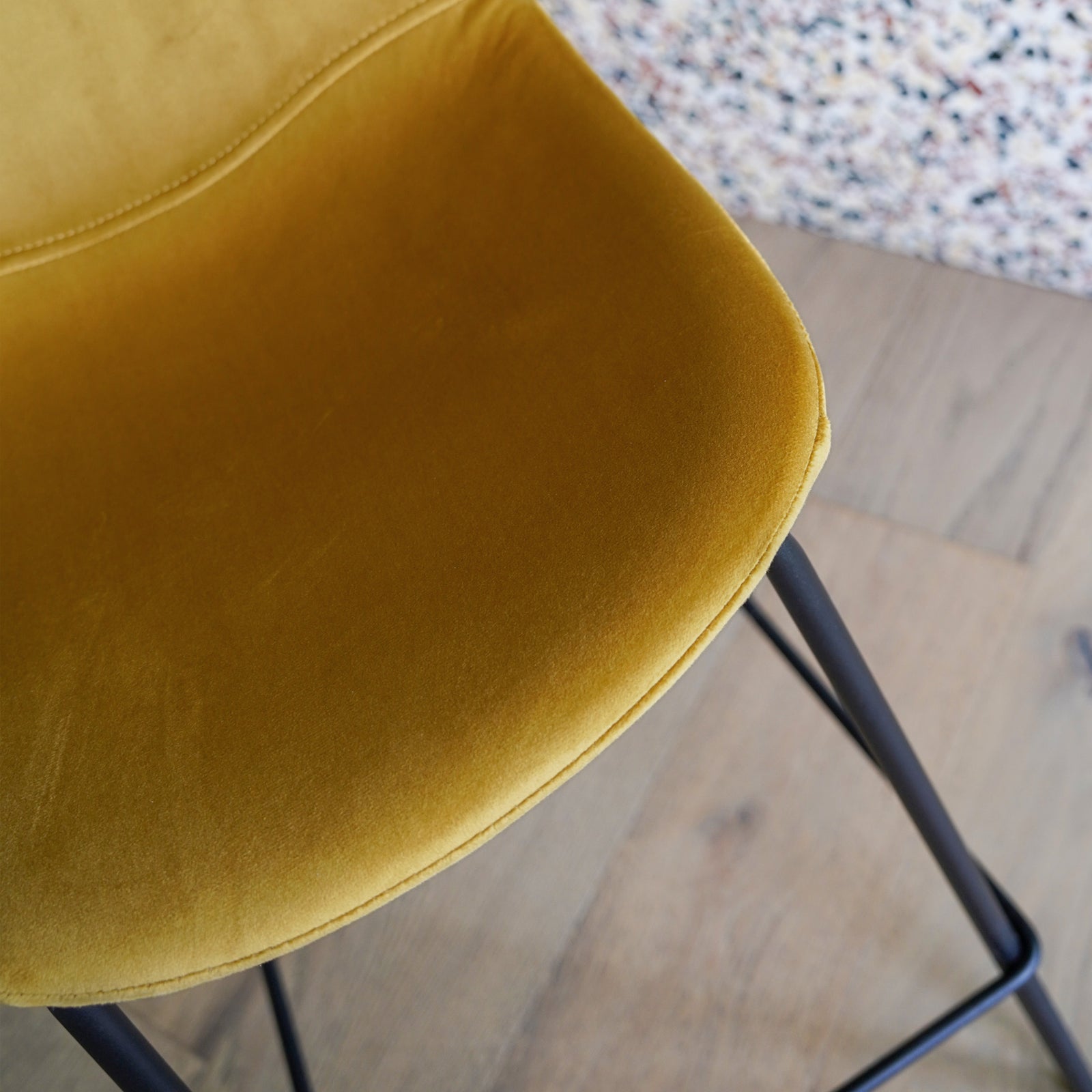 zoom velours jaune henrik