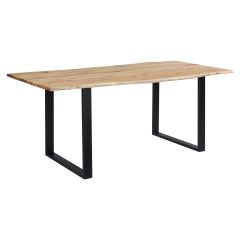 achat table 190 cm en bois clair
