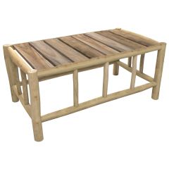 achat table basse en bois rectangulaire