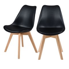 acheter chaises noires bois prix bas