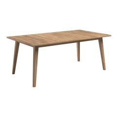 acheter table de jardin 180cm en bois de teck