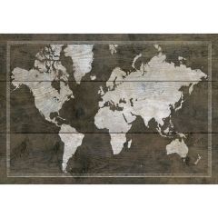 acheter tableau en verre carte monde