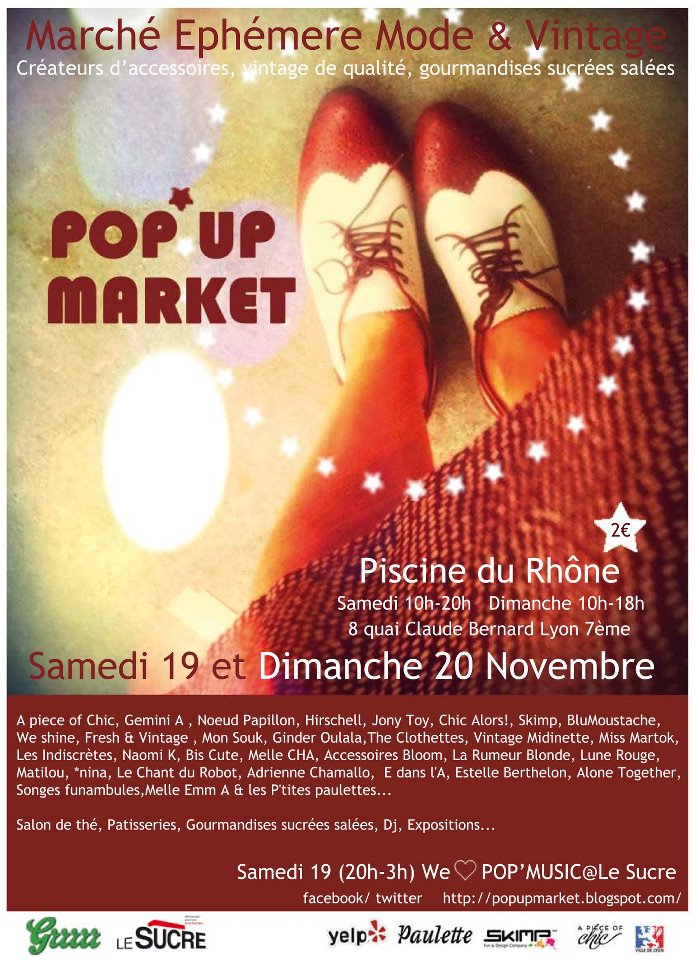 Pop up market Lyon