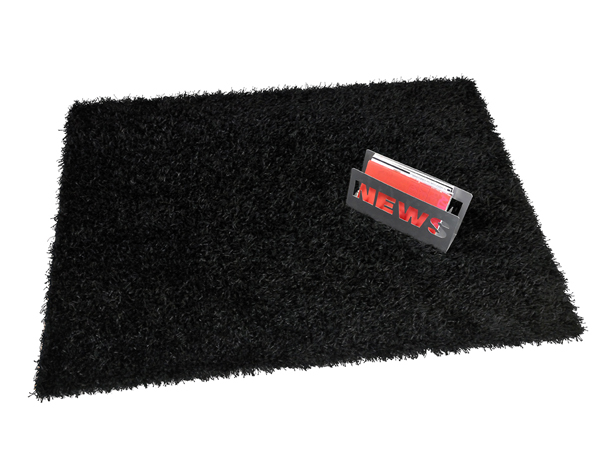 Tapis shaggy noir Rendezvousdeco.com