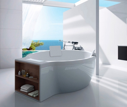 baignoire circulaire design