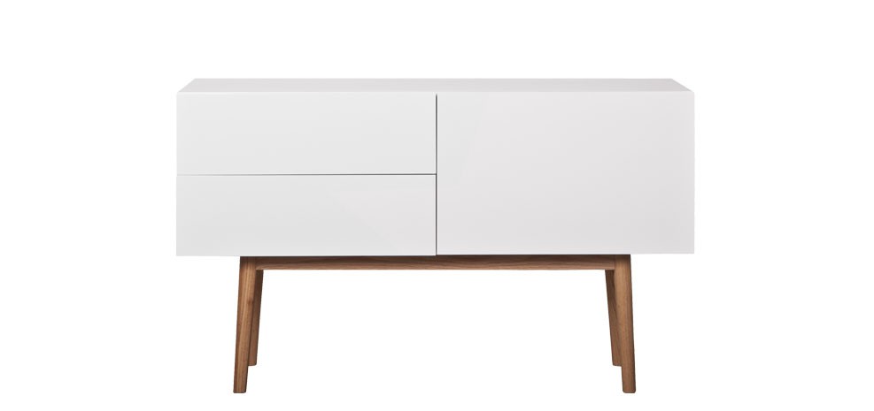 buffet en bois laqué style scandinave