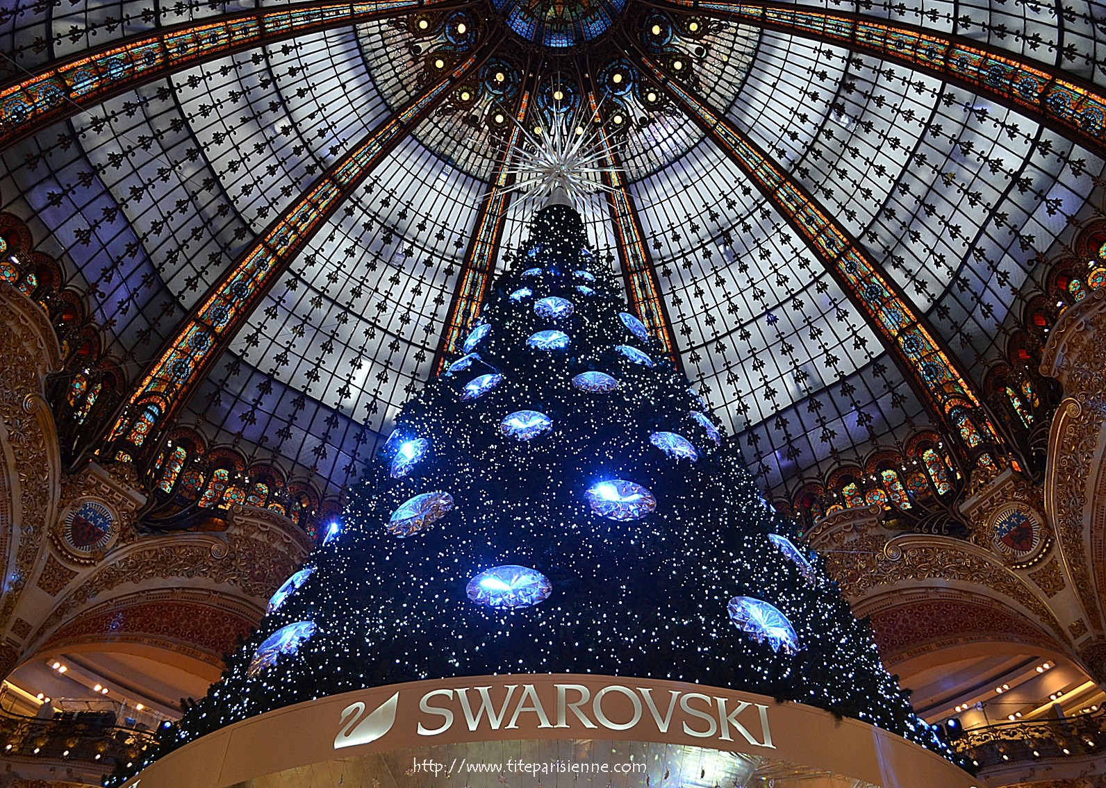 sapin de noel signé swarovsky