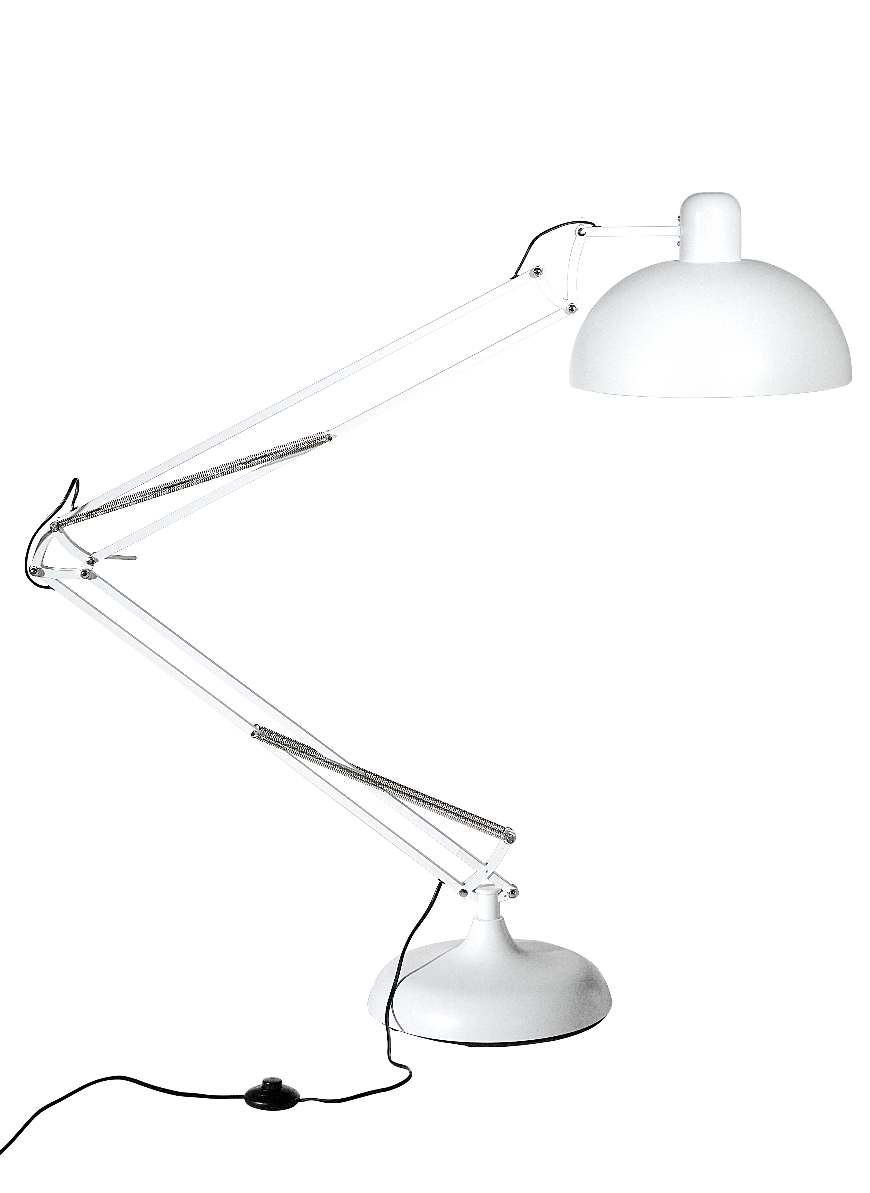 Lampe architecte géante blanche