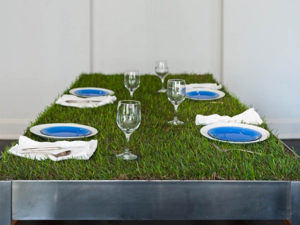 décoration de table végétalisée imaginée par le studio haiko cornelissen