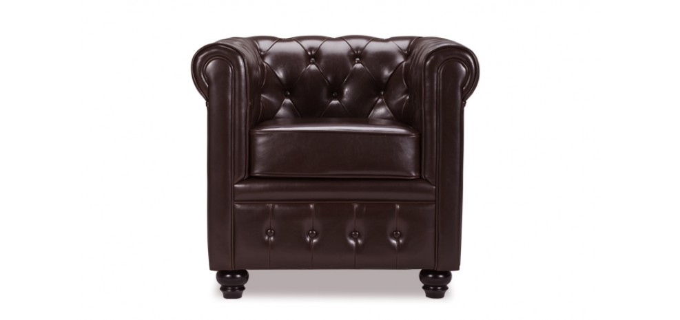 achat fauteuil chesterfield en cuir pas cher