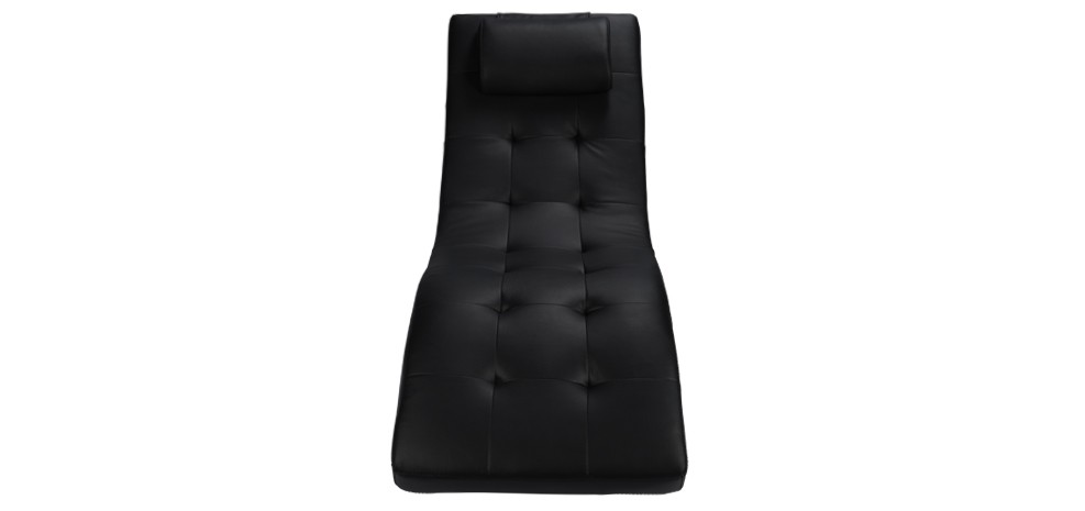 achat fauteuil cuir noir pas cher