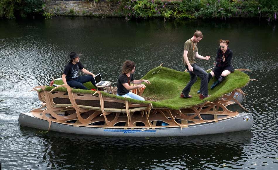 attraction touristique floating forest à Londres pour les jeux olymoiques 2012