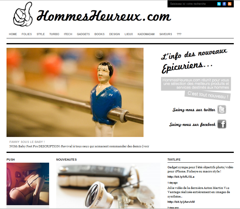 Site Hommesheureux.com