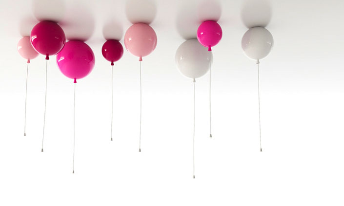 lampes ballons de boris klimek