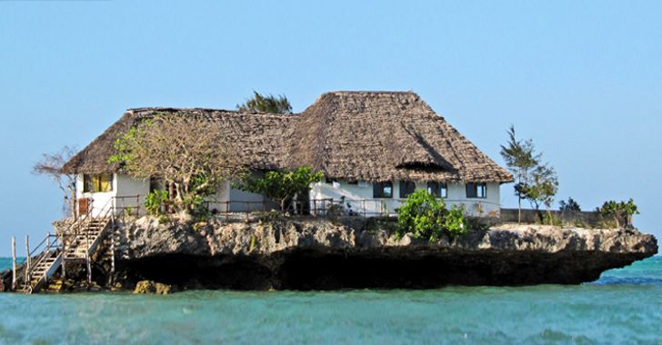 restaurant design à Zanzibar, sur la mer