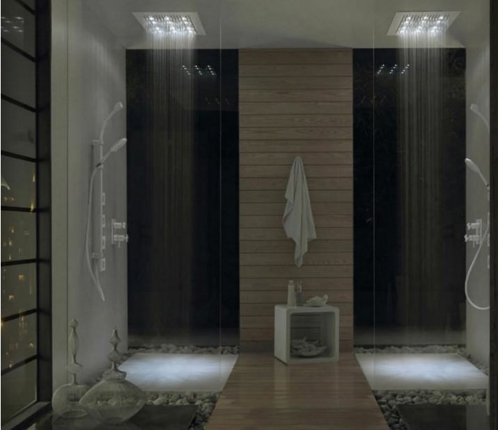 douche de lumière design