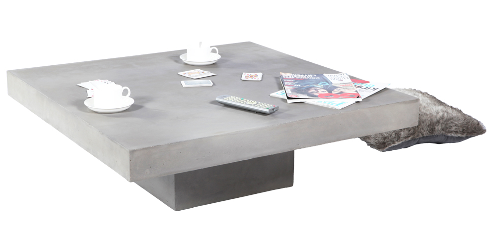 table basse beton