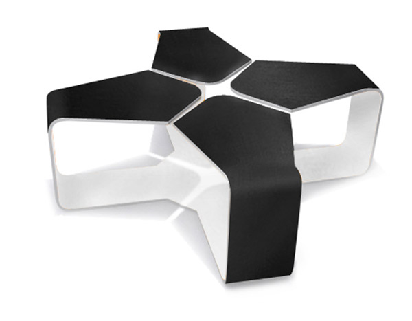 table basse futuriste quattro de rlos design