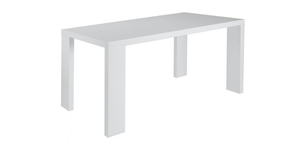 achat table laquée blanche design prix d'usine