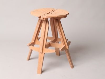 tabouret design à monter soi-même