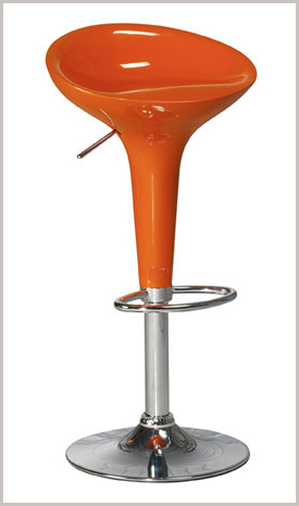 Tabouret orange Pop