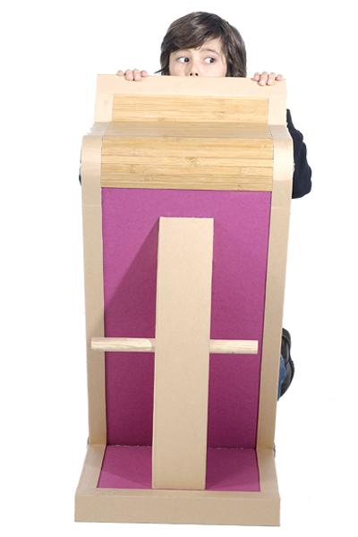 Tabouret carton 